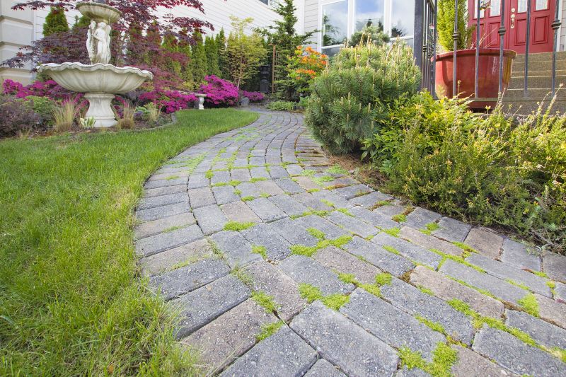 Patterned Paver Walkways