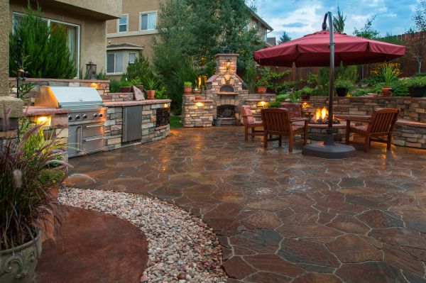 Stone Patio Construction in Goodyear