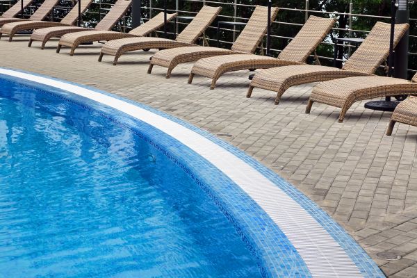 Poolside Hardscaping in Goodyear